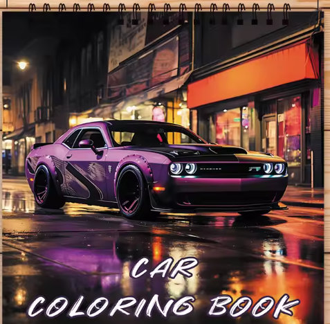 Car Coloring Book